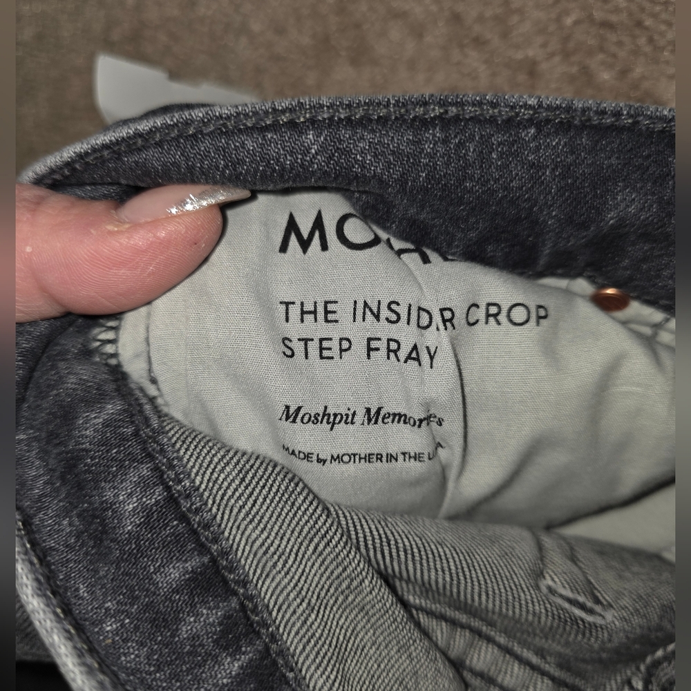MOTHER Dark Gray Ankle Jeans - Picture 5 of 6